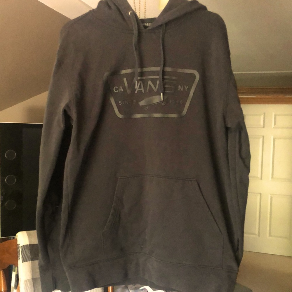 NWOT Women’s M/L Vans Hoodie Black on black cotton